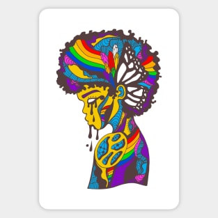 Vibrant Beauty In struggle Sticker